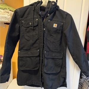 Carhartt women’s Black Hooded Jacket